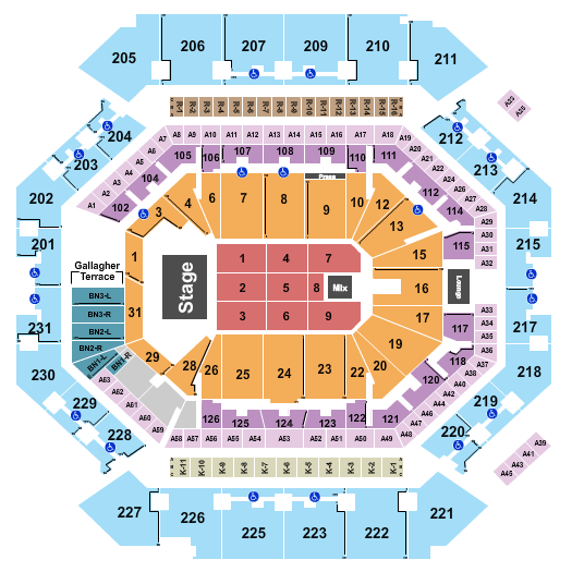 Barclays Center Stevie Nicks Seating Chart